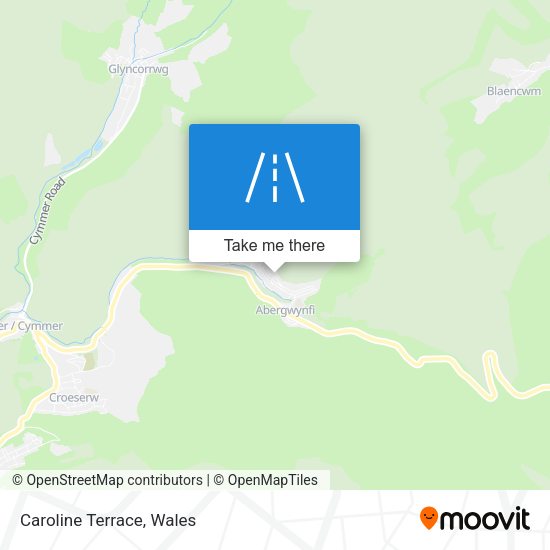 Caroline Terrace map