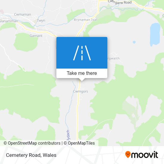 Cemetery Road map