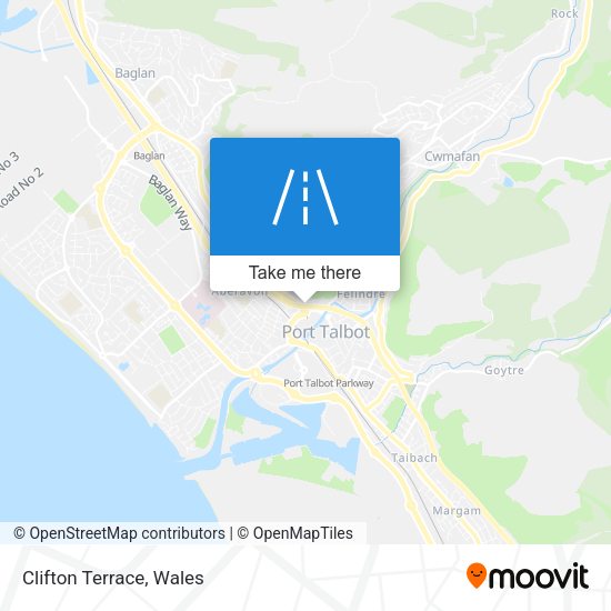 Clifton Terrace map