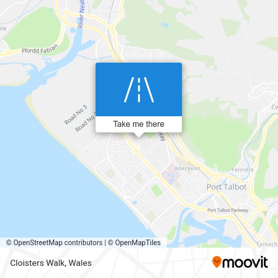 Cloisters Walk map