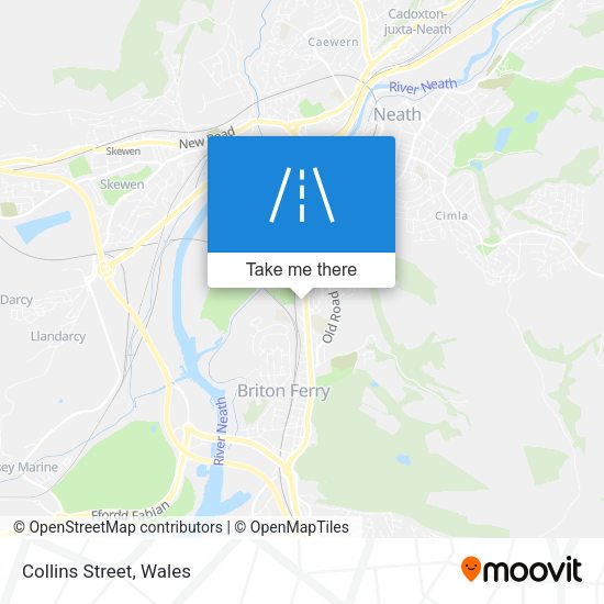 Collins Street map