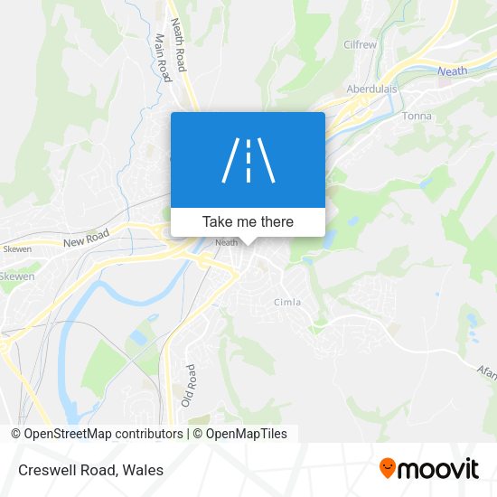Creswell Road map