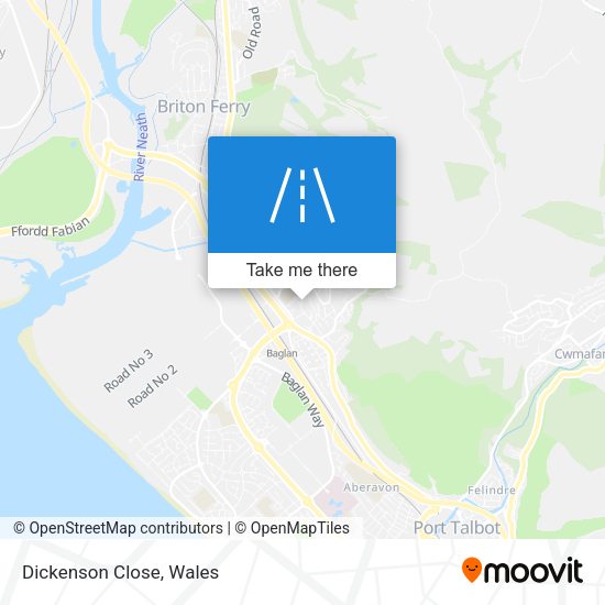 Dickenson Close map