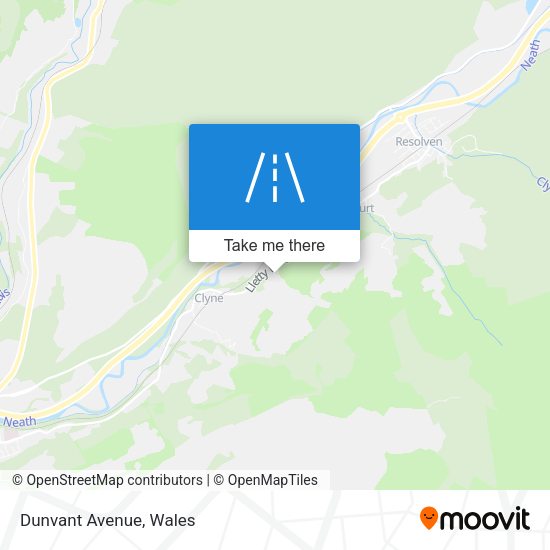 Dunvant Avenue map