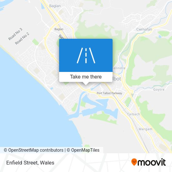 Enfield Street map