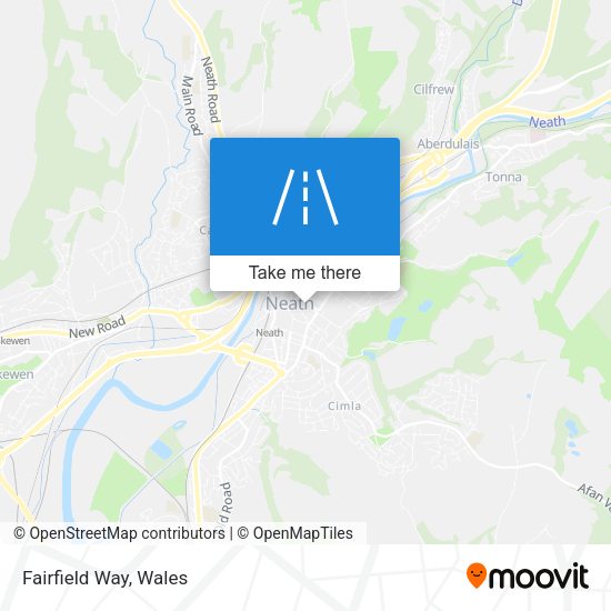Fairfield Way map