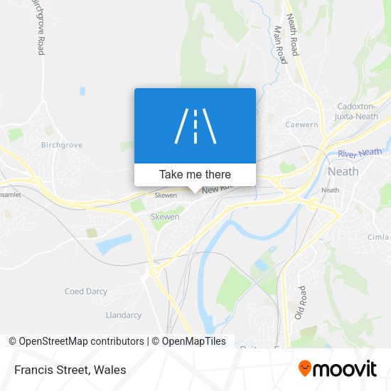 Francis Street map
