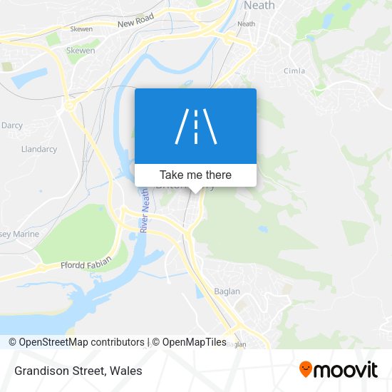 Grandison Street map