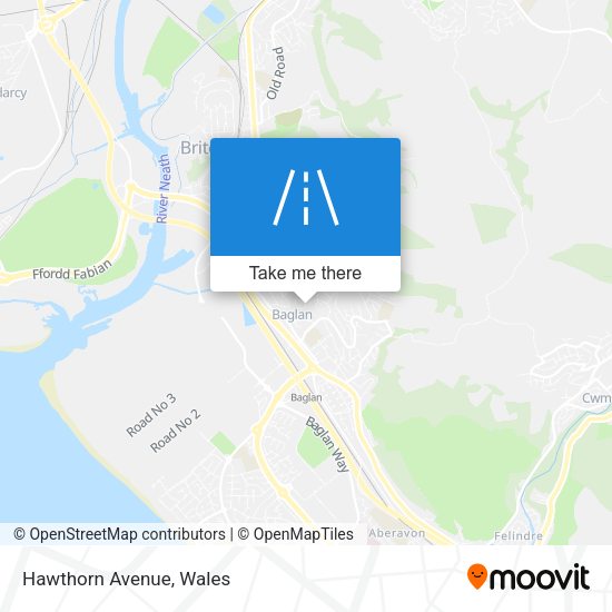 Hawthorn Avenue map