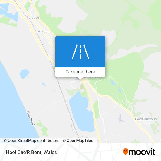 Heol Cae'R Bont map