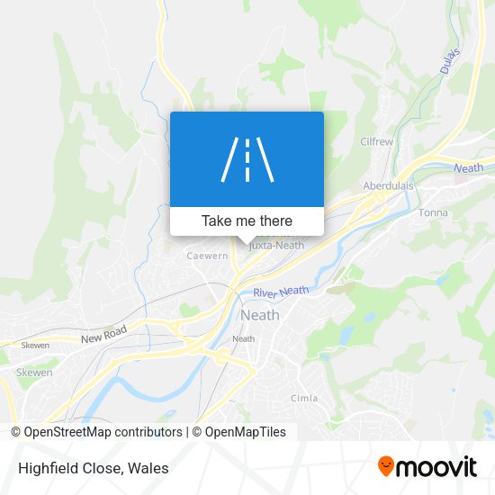 Highfield Close map