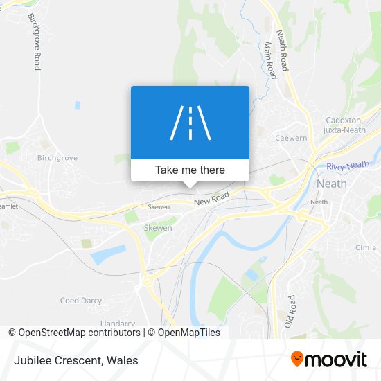 Jubilee Crescent map