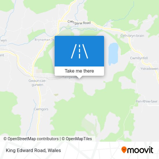 King Edward Road map