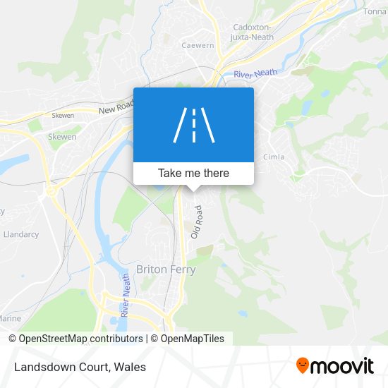 Landsdown Court map