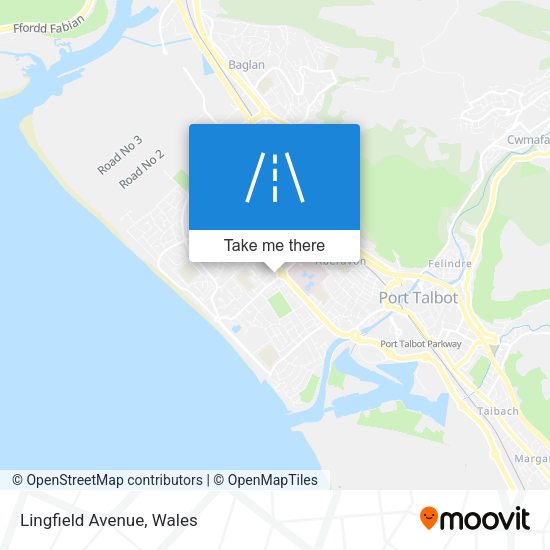 Lingfield Avenue map