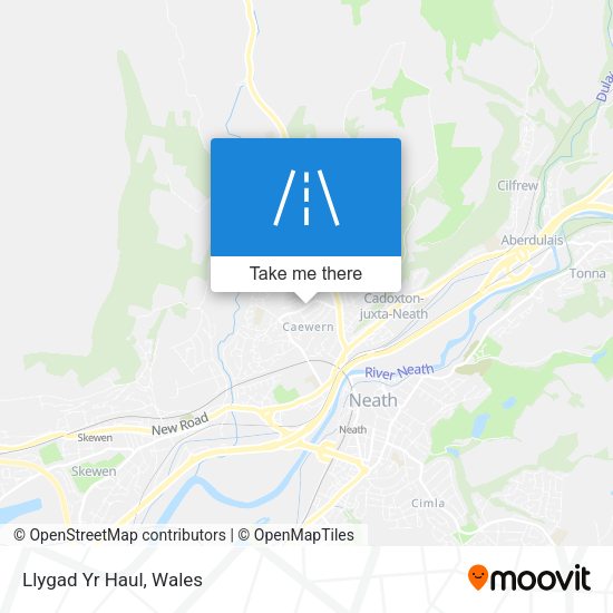 Llygad Yr Haul map