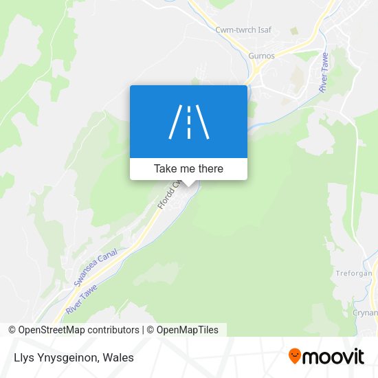 Llys Ynysgeinon map