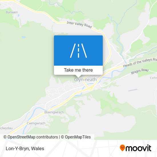 Lon-Y-Bryn map
