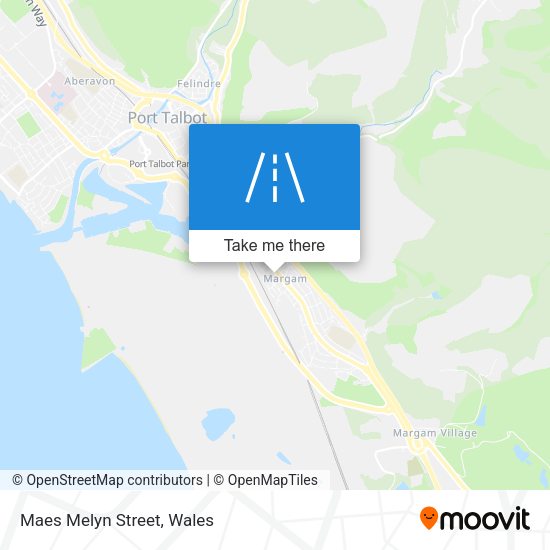 Maes Melyn Street map
