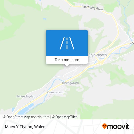 Maes Y Ffynon map