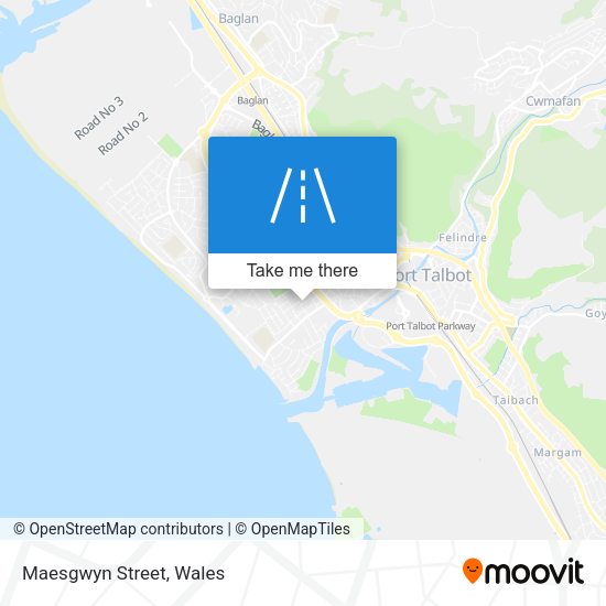 Maesgwyn Street map