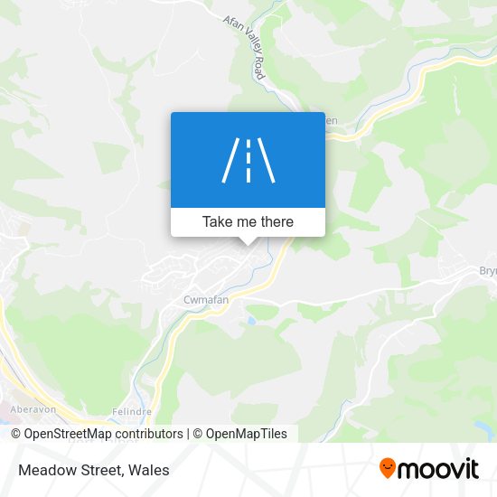 Meadow Street map