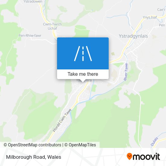 Milborough Road map
