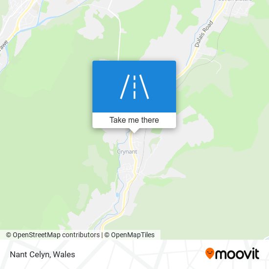 Nant Celyn map