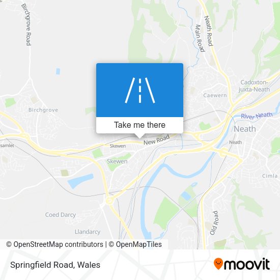 Springfield Road map