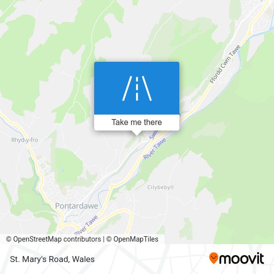 St. Mary's Road map