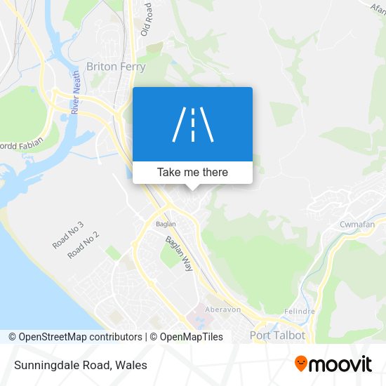 Sunningdale Road map