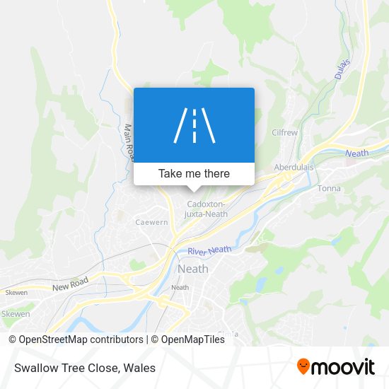 Swallow Tree Close map
