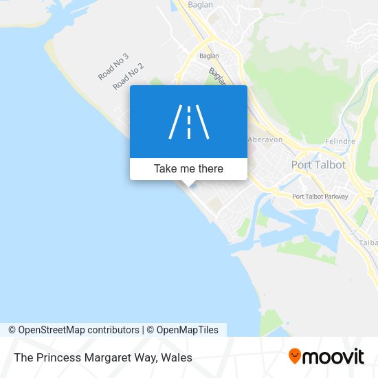 The Princess Margaret Way map