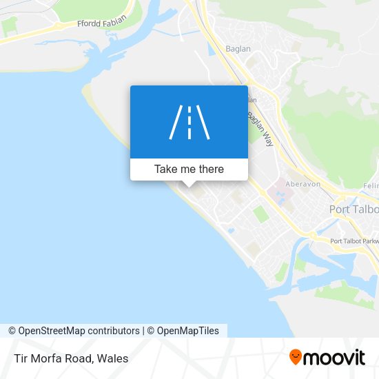 Tir Morfa Road map