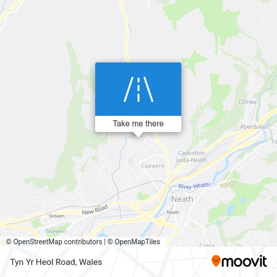 Tyn Yr Heol Road map