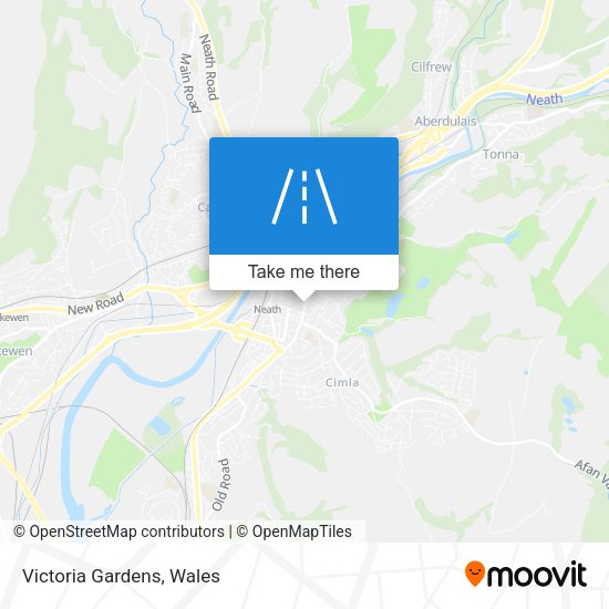 Victoria Gardens map