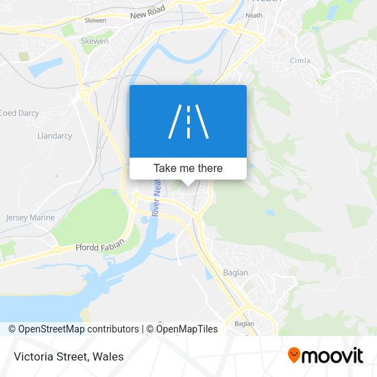 Victoria Street map