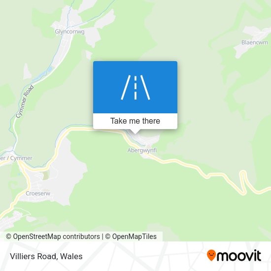 Villiers Road map