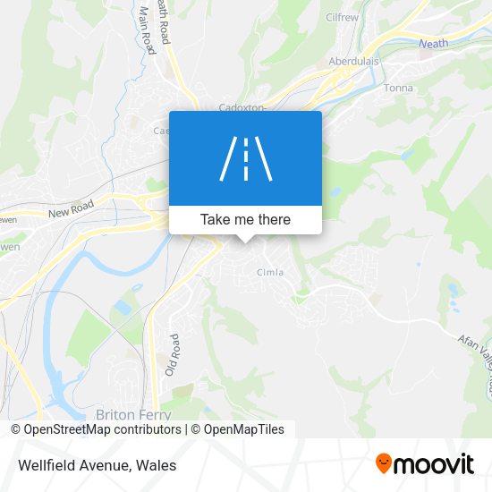 Wellfield Avenue map