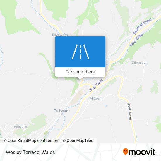 Wesley Terrace map