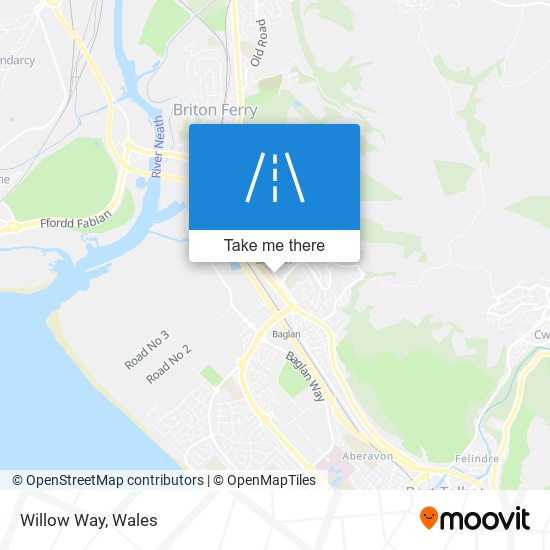 Willow Way map