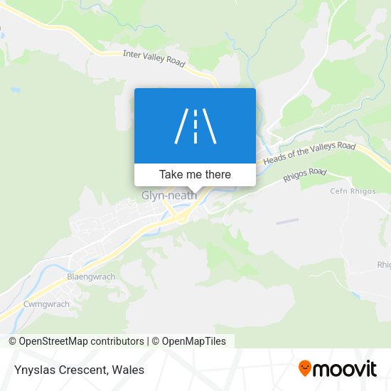 Ynyslas Crescent map