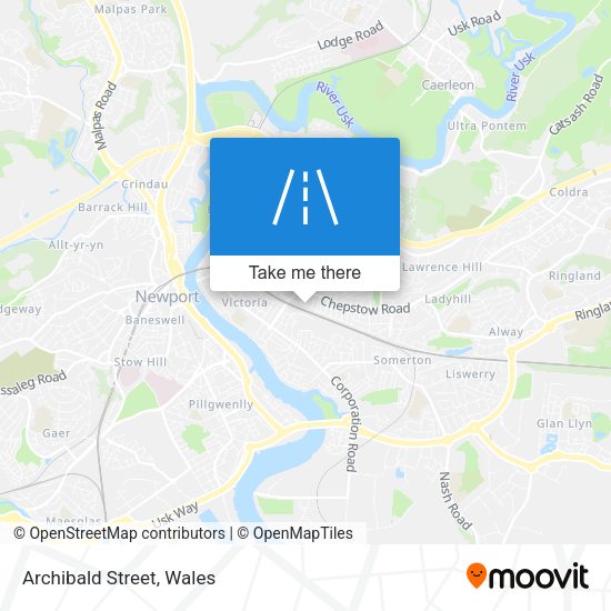 Archibald Street map