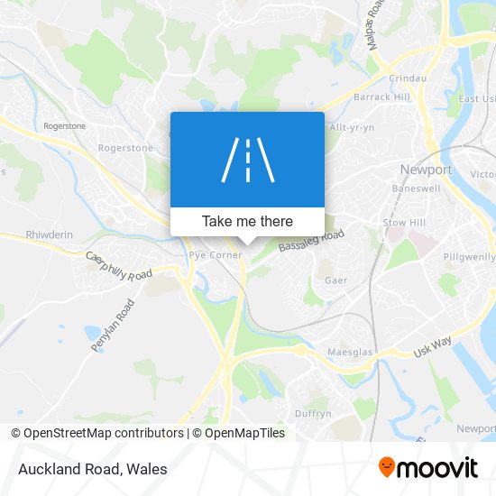 Auckland Road map