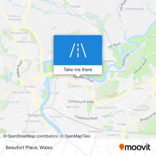 Beaufort Place map