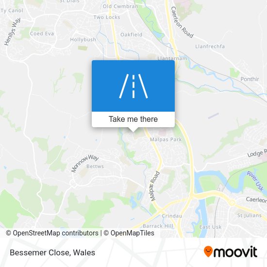 Bessemer Close map