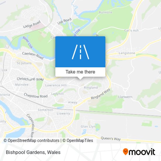 Bishpool Gardens map