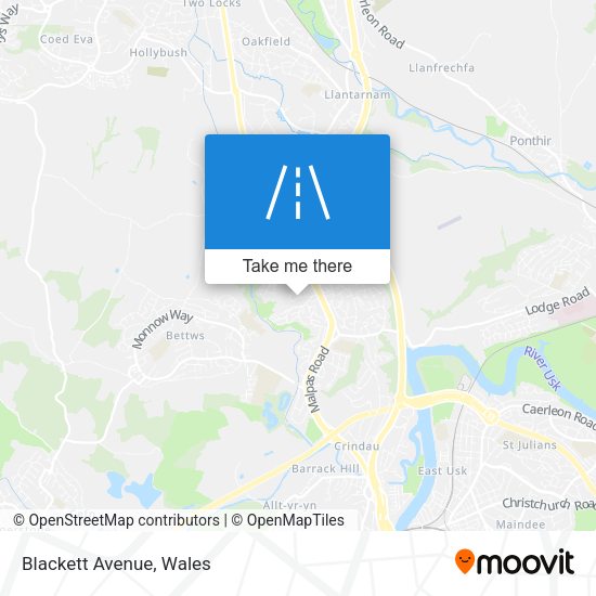 Blackett Avenue map
