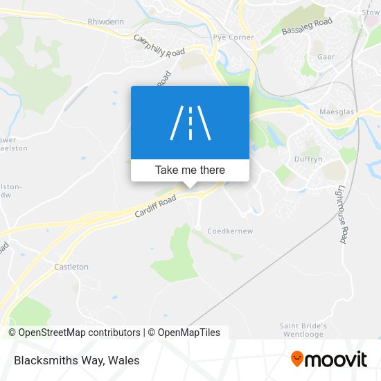 Blacksmiths Way map