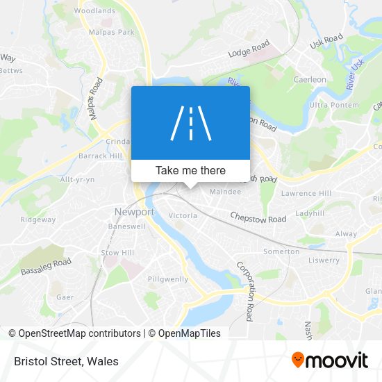 Bristol Street map